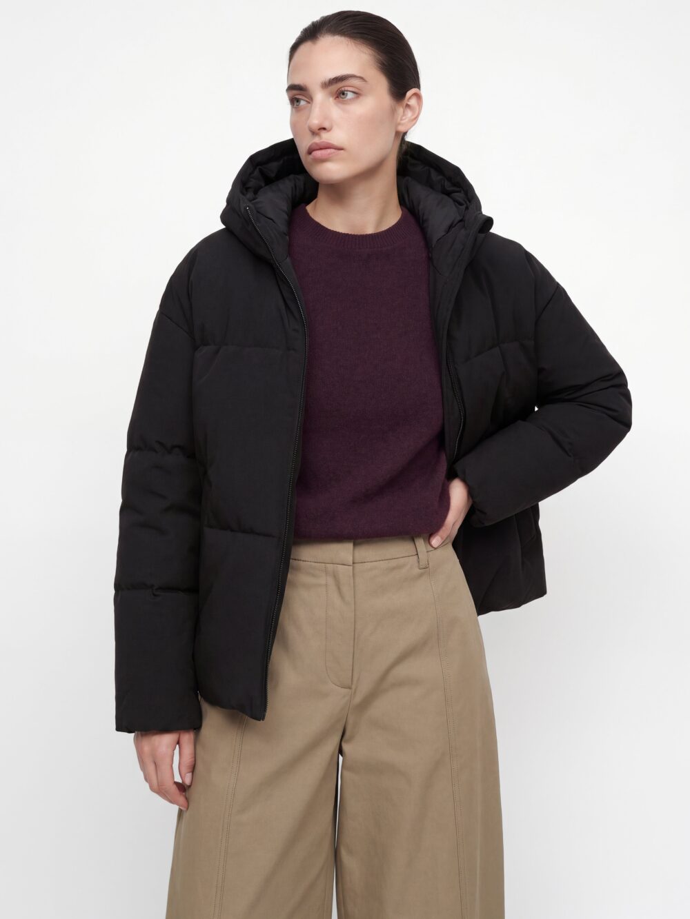 Jjxx jxgalaxypufferjacketotw black