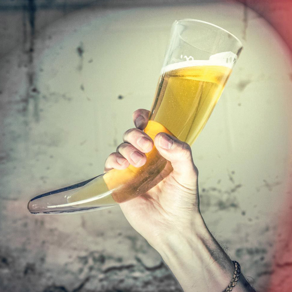 Source viking beer horn drinks gift